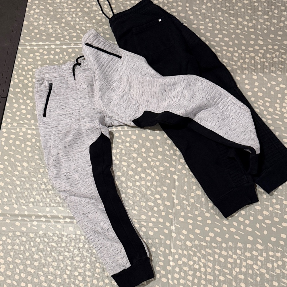Stylish Kids Gray and Black Joggers